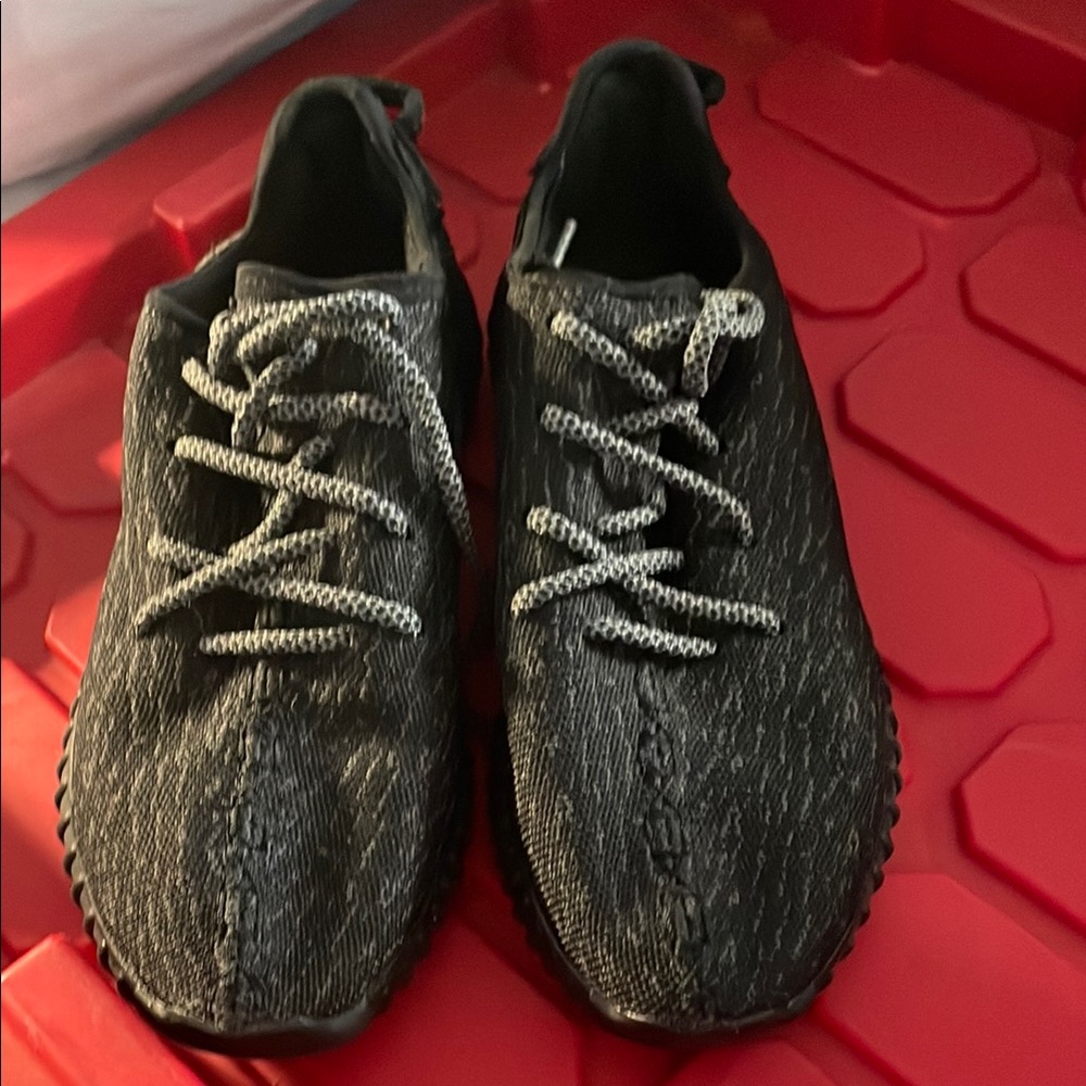 Adidas YZY Black and Gray Athletic Sneakers